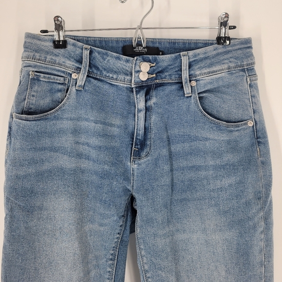 Hudson denim jeans Size 8 Straight Legs Mid Rise - Picture 4 of 6